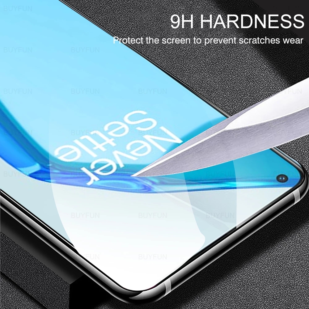 Bakeey-1235PCS-for-OnePlus-9R-Front-Film-9H-Anti-Explosion-Anti-Fingerprint-Full-Glue-Full-Coverage--1893075-5